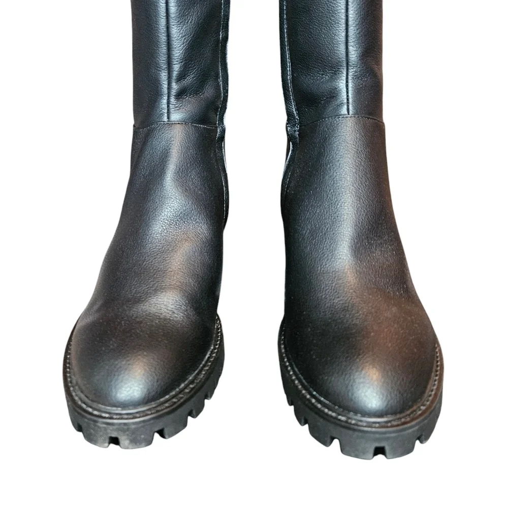 Kenneth Cole New York Riva Over-The-Knee Stretch Calf Boots Sz 8.5 Retail $199